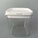 Qaecmly Airtight Plastic Kitchen Container – Transparent BPA-Free Food Storage Box with Secure Lid for Pantry & Fridge